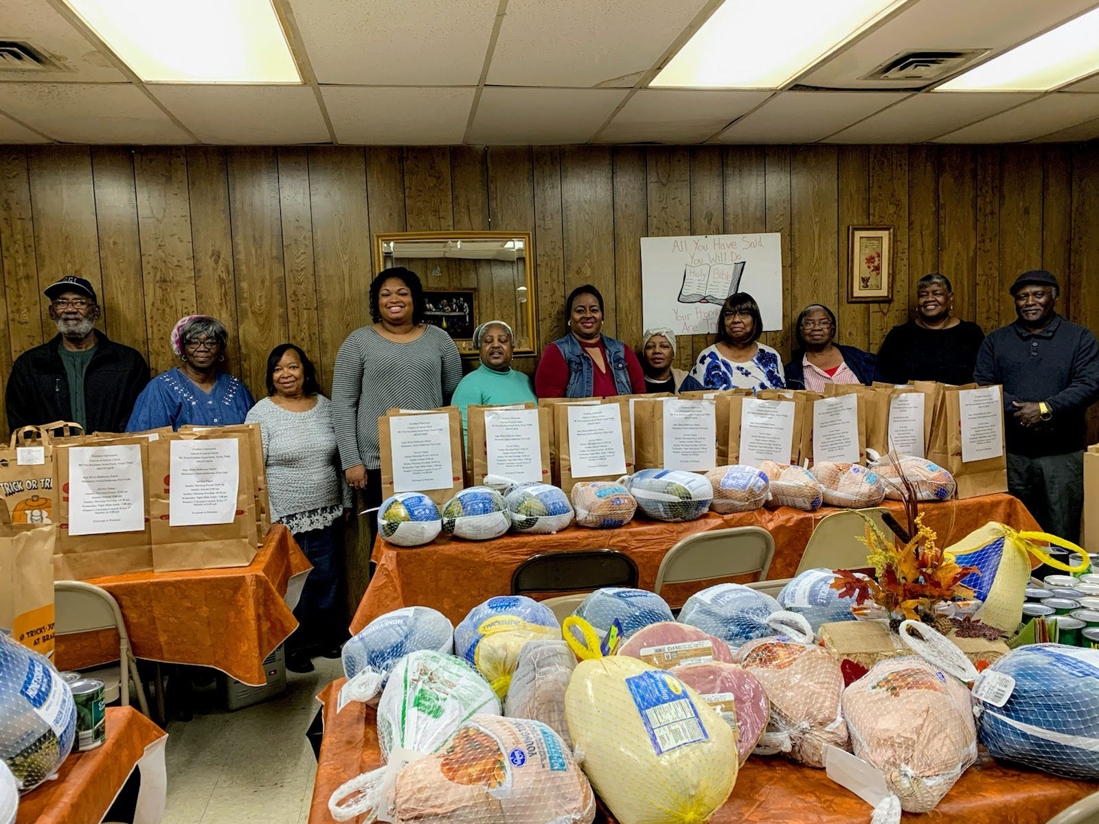 Local churches help feed families as Thanksgiving approaches